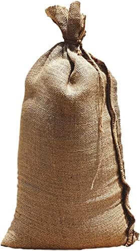 שקיות חול Woolsacks | שקיות חול טבעיות טבעיות לשיטפונות, חירום ועוד | CID כיתה צבאית A-A-52141 | חובה כבדה 10 גרם. שקיות